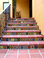 image of stairway tile