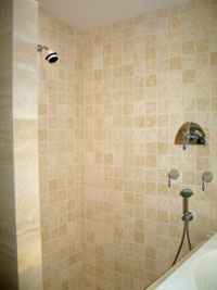 image of bathroom shower wall