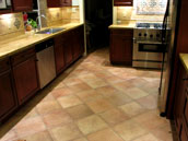 image of kitchen floor layout
